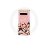 Coque pour Samsung Galaxy S10 Demon slayer merry christmas affiche Anime Manga