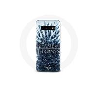 Coque pour Samsung Galaxy S10 Edge Game of Thrones saison 8 Episode 1 Le Trône de Fer Personnages logo Gris