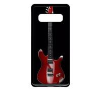 Coque Pour Samsung Galaxy S10+ - Guitare Red - Noir