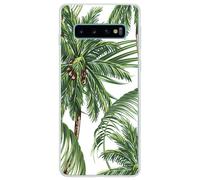 Coque pour Samsung Galaxy S10 Hybride Motifs Palm Trees - Fabriqué en France Bigben