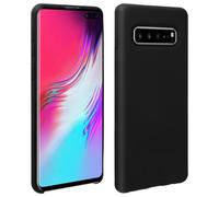 Coque pour Samsung Galaxy S10 Plus Silicone Semi-rigide Mat Finition Soft Touch Noir