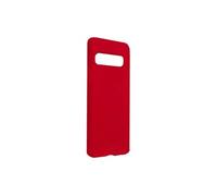 Coque pour Samsung Galaxy S10 Série Icon en Silicone Rouge