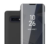 Coque Pour Samsung Galaxy S10e Housse Etui Protection Miroir Portefeuille