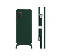 imoshion Coque en silicone avec cordon pour Samsung Galaxy S20 - Vert foncé