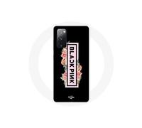 Coque pour Samsung Galaxy S20 FE Blackpink Groupe de K-pop Logo Fond Noir