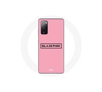 Coque pour Samsung Galaxy S20 FE Blackpink Groupe de K-pop Logo Fond Rose