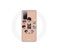 Coque pour Samsung Galaxy S20 FE BTS TinyTAN Animation Affiche RM Jin Suga J-Hope Jimin V Et Jungkook