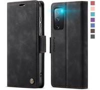 Coque Pour Samsung Galaxy S20 Fe Etui Housse Rfid Blocage Premium En Cuir Pu Pochette De Portefeuille Fermeture Magnetique Flip Case Rabat Clapet Pour Samsung S20 Fe 4g/5g Étui 6,5 Pouces,No[M904]