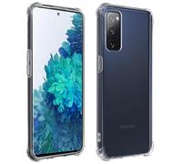 Coque pour Galaxy S20 FE Flexible Antichoc Coins Bumper Transparent