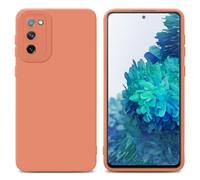 cadorabo Housse Compatible avec Samsung Galaxy S20 FE en Fluid Orange Clair - Étui de Protection en Silicone TPU Flexible