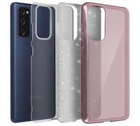 Coque pour Samsung Galaxy S20 FE Paillette Amovible Silicone Semi-rigide Rose