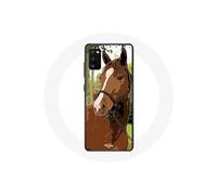 Coque pour Samsung Galaxy S20 Quarter Horse Marron Race de cheval
