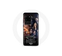 Coque pour Samsung Galaxy S20 Ultra Game of Thrones Saison 8 Le Trône de Fer L'affiche de L'équipage Logo Aigle Gris