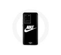 Coque - Nike - Samsung Galaxy S20 Ultra - Souple - Noir - Logo blanc