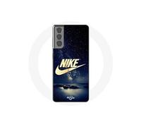 Coque - Nike - Samsung Galaxy S21 - Logo Doré - Nuit Étoilée - Souple
