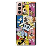 Coque pour Samsung Galaxy S21 Officielle Disney Mickey Comic Classique. Protégez Votre Mobile avec la Coque pour Samsung en Silicone Officielle de Disney.