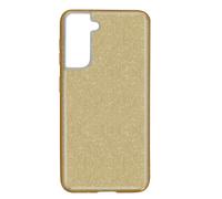 Coque pour Samsung Galaxy S21 Paillette Amovible Silicone Semi-rigide or