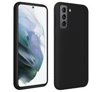Coque pour Samsung Galaxy S21 Silicone Gel Souple Finition Soft Touch Noir