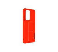 Coque pour Samsung Galaxy S21 Ultra Silicone Support Magnétique Pliable Rouge