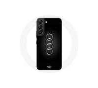 Coque pour Samsung Galaxy S22 Audi Logo cache moyeu fond noir