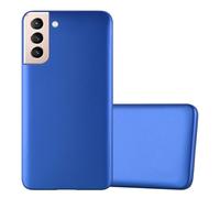 Coque pour Samsung Galaxy S22 en BLEU MÉTALLIQUE Housse de protection Étui en silicone TPU flexible