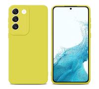 Coque pour Samsung Galaxy S22 en FLUID JAUNE Housse de protection Étui en silicone TPU flexible