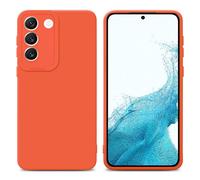 Coque pour Samsung Galaxy S22 en FLUID ORANGE Housse de protection Étui en silicone TPU flexible
