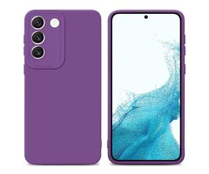 Coque pour Samsung Galaxy S22 en FLUID VIOLET MAT Housse de protection Étui en silicone TPU flexible