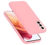 Coque pour Samsung Galaxy S22 en LIQUID PINK Housse de protection Étui en silicone TPU flexible