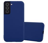 Coque pour Samsung Galaxy S22 en CANDY BLEU FONCÉ Housse de protection Étui en silicone TPU flexible