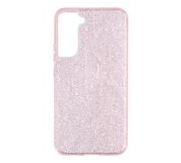 Coque pour Samsung Galaxy S22 Paillette Amovible Silicone Semi-rigide rose