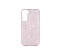Coque pour Galaxy S22 Paillette Amovible Silicone Semi-rigide rose