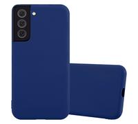 Coque pour Samsung Galaxy S22 PLUS en CANDY BLEU FONCÉ Housse de protection Étui en silicone TPU flexible