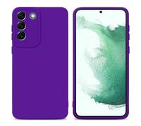 Coque pour Samsung Galaxy S22 PLUS en FLUID VIOLET FONCÉ Housse de protection Étui en silicone TPU flexible