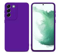 Coque pour Samsung Galaxy S22 PLUS en FLUID VIOLET FONCÉ Housse de protection Étui en silicone TPU flexible