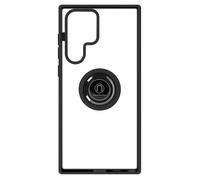 Coque - AVIZAR - Samsung Galaxy S22 Ultra - Bi-matière - Bague Métallique - Support Vidéo