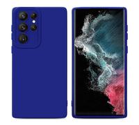 Coque pour Samsung Galaxy S22 ULTRA en FLUID BLEU Housse de protection Étui en silicone TPU flexible