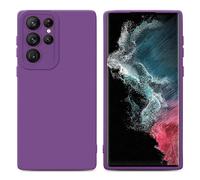Coque pour Samsung Galaxy S22 ULTRA en FLUID VIOLET MAT Housse de protection Étui en silicone TPU flexible