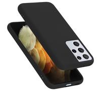 Coque pour Samsung Galaxy S22 ULTRA en LIQUID BLACK Housse de protection Étui en silicone TPU flexible