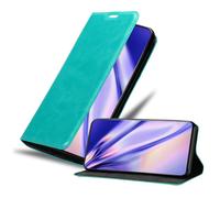Coque pour Samsung Galaxy S22 ULTRA en TURQUOISE PÉTROLE Housse de protection Étui avec fermeture magnétique, fonction de support et compartiment pour carte