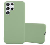 Coque - CADORABO - Samsung Galaxy S22 Ultra - Candy Vert Pastel - Silicone TPU - Protection Chocs