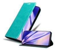 Coque pour Samsung Galaxy S22 ULTRA en TURQUOISE PÉTROLE Housse de protection Étui avec fermeture magnétique, fonction de support et compartiment pour carte