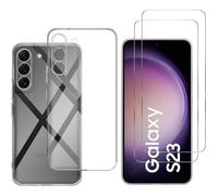 Coque pour Samsung Galaxy S23 et 2 Verres Trempé Film Protection Ecran Phonillico®