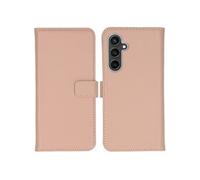 Selencia Étui portefeuille en cuir véritable pour Samsung Galaxy S23 FE - Dusty Pink