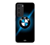 Coque Pour Samsung Galaxy S23 Logo Bmw Noir Et Bleu Brillant Maniacase