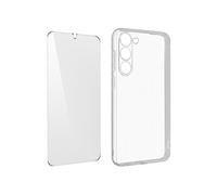 Coque pour Samsung Galaxy S23 Plus Silicone Gel et Verre Trempé 9H transparent