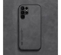 Coque pour Samsung Galaxy S23/S23 Plus/S23 Ultra Étui en Cuir Vintage de Premium Pare-Chocs Antichoc en TPU Souple Housse de Protection Ultra Fine Anti-Rayures,Noir,for Samsung S23Plus