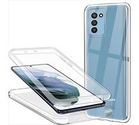Coque pour Samsung Galaxy S23, Transparent Housse Etui pour Samsung S23 360° Protection Intégrale Silicone TPU Avant + Arrière PC Rigide, E-Lush Antichoc Anti-Rayures Pochette Tactile Case