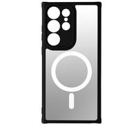 Coque pour Samsung Galaxy S23 Ultra Dos Rigide et Contour Souple Noir