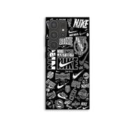 Coque Pour Samsung Galaxy S23 Ultra Nike air logo Graffiti Noir et blanc